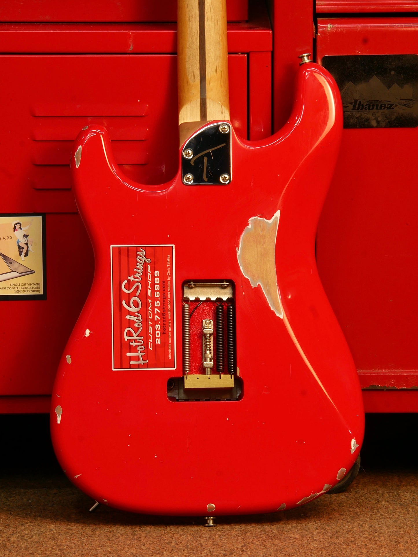 Tatalias Frankie Partscaster - Red Distressed