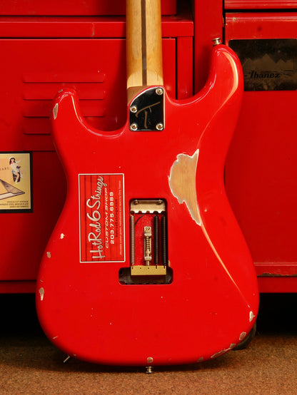 Tatalias Frankie Partscaster - Red Distressed