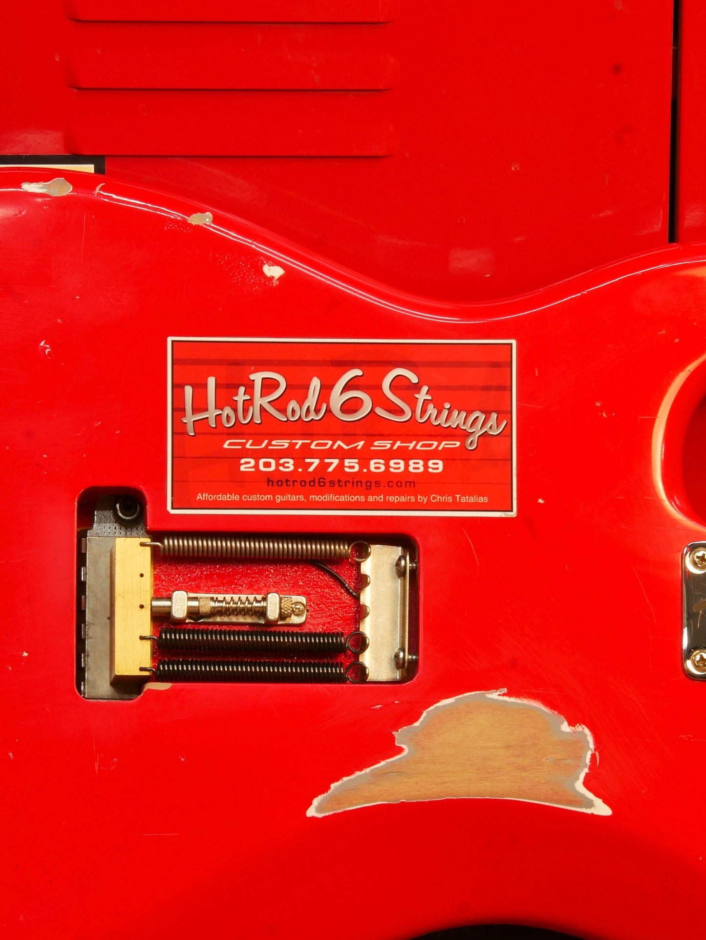 Tatalias Frankie Partscaster - Red Distressed