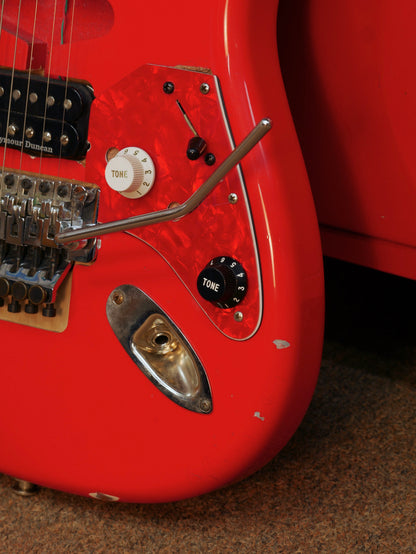 Tatalias Frankie Partscaster - Red Distressed