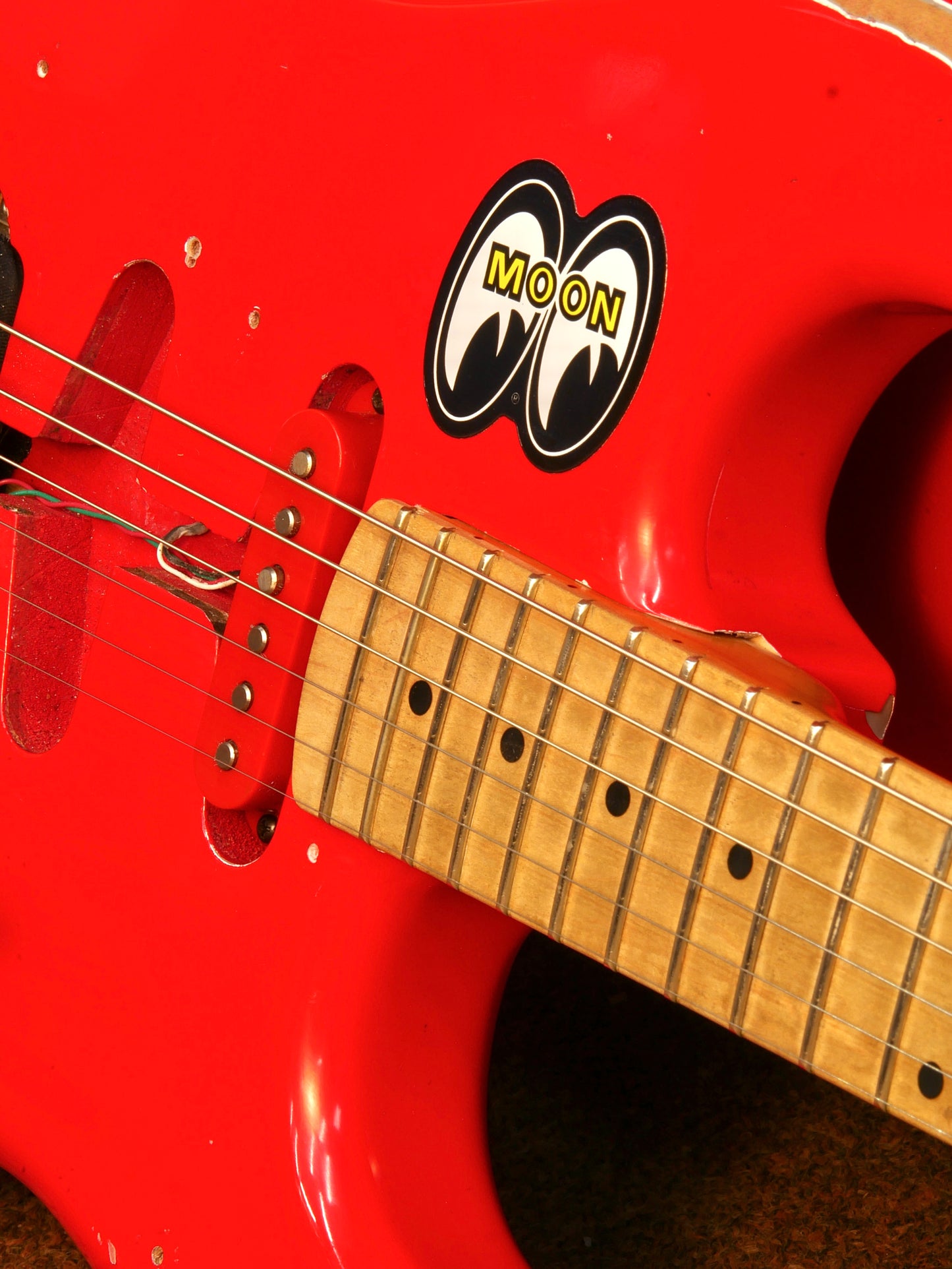 Tatalias Frankie Partscaster - Red Distressed