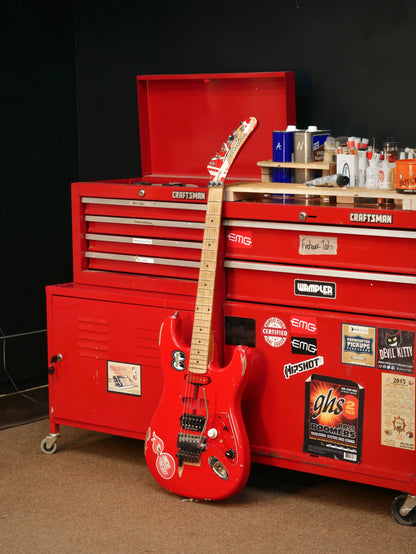 Tatalias Frankie Partscaster - Red Distressed